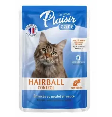Plaisir Care Hairball Сontrol Кусочки в соусе (Курица), 85 г