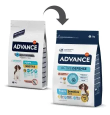 Advance Dog Puppy Sensitive (Лосось), 800 г (УЦЕНКА)
