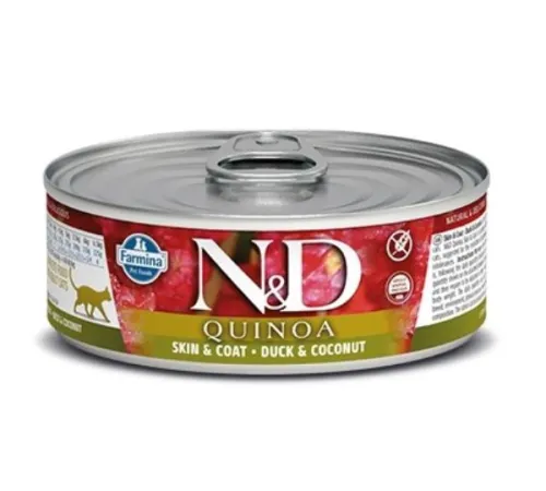 Консервы Farmina N&D Quinoa Cat (Утка, кокос), 70 г