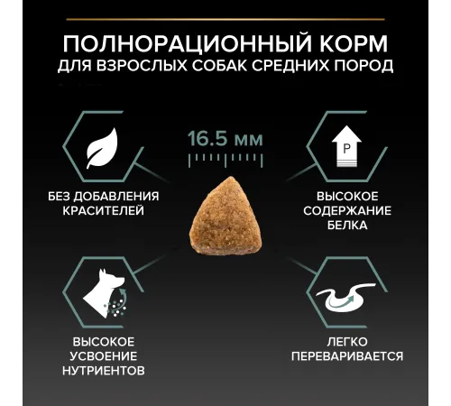 Pro Plan Medium Adult Sensitive Digestion (Ягненок), 3 кг