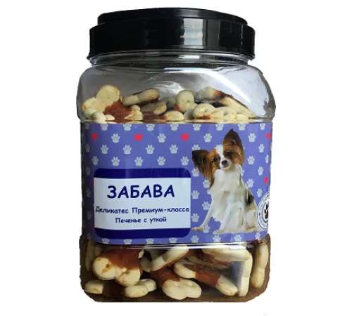 O'dog Забава - Печенье с уткой, 750 г
