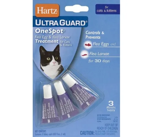 Капли противопаразитарные Ultra Guard Cat 3 в 1 1 пипетка