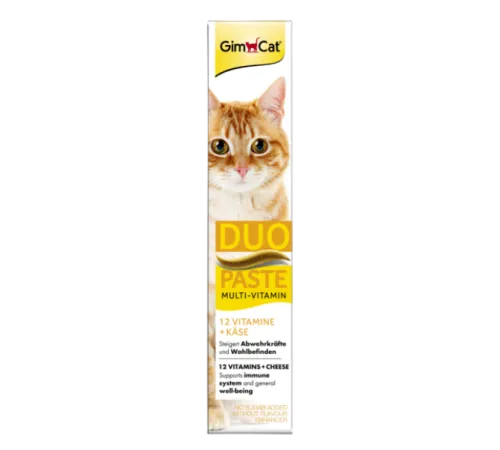 Gimcat Паста мультивитаминная для кошек, сыр 50 г