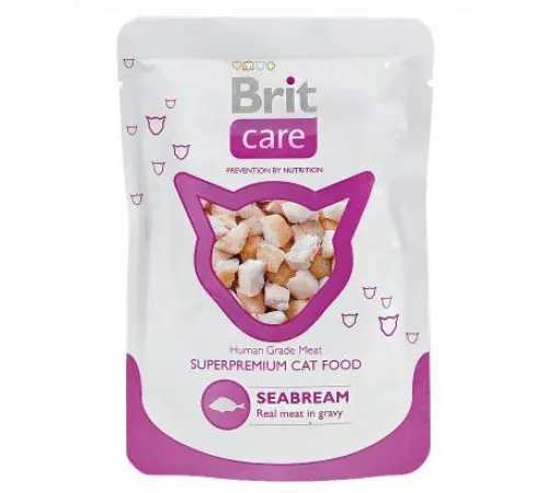 Brit Care Cat White Fish Pouch 80 г