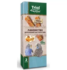 Triol Original Лакомство для попугаев с медом и хитином, 2х55 г