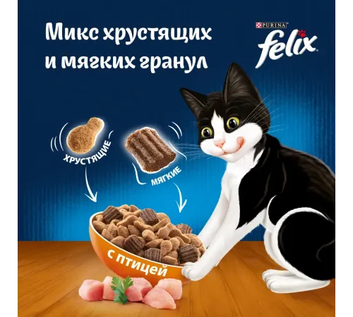 Felix Двойная вкуснятина для кошек (Птица), 300 г