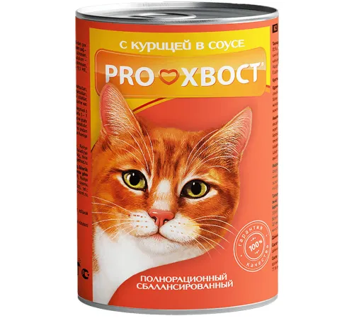 Proхвост Консервы для кошек (Курица), 415 г