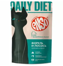 ENSO Daily Diet Пауч для кошек (Форель и лосось в соусе), 85 г