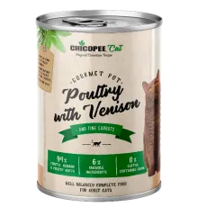 Chicopee Adult Cat (Домашняя птица с олениной) 400 г х 6 шт