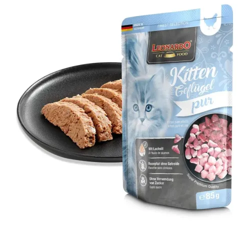 Leonardo Kitten Poultry (птица) 85 г
