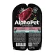 AlphaPet Superpremium Утка и клюква мясные кусочки в соусе для кошек, 80 г