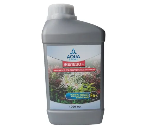 Aqua Expert Железо+ Удобрение для аквариумных растений, 1 л