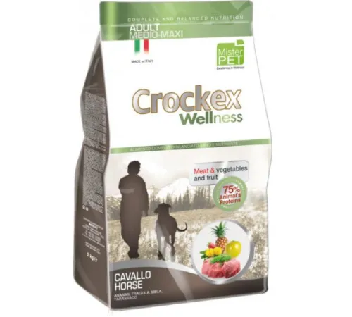 Crockex Wellness Adult Dog Medium/Maxi (Конина и рис) 12 кг