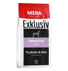 Mera Exklusiv Sensitive Junior (Индейка, рис), 15 кг
