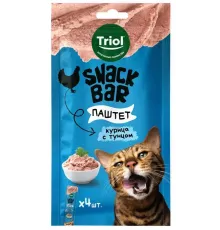 Triol Snack Bar Паштет из курицы с тунцом, 40 г