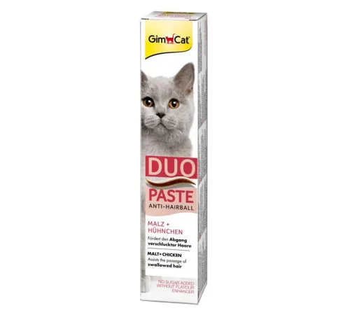 Gimcat Паста для выгонки шерсти с курицей и солод 50 г