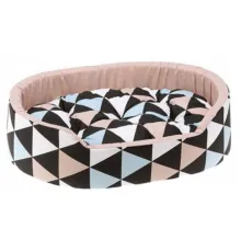 Ferplast Лежанка DANDY, розовый треугольник 80, 80х55х20 см