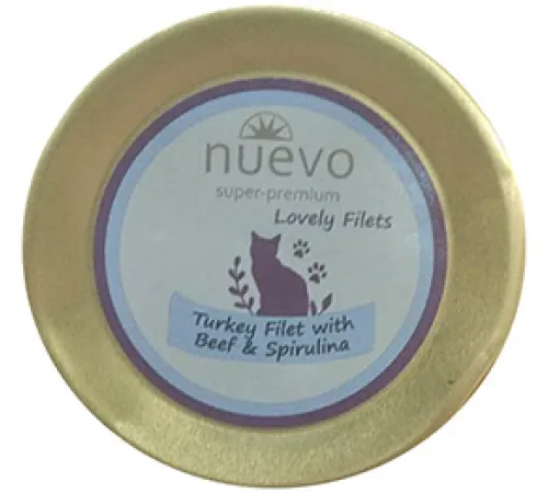 Nuevo Turkey Filet with Beef & Spirulina, 85 г