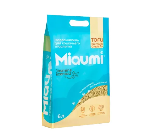 Miaumi Наполнитель TOFU Jasmine, 6 л