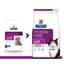 Hill's Prescription Diet y/d Thyroid Care для кошек 1,5 кг