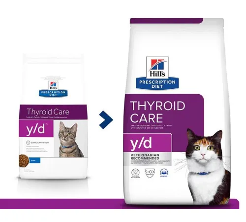 Hill's Prescription Diet y/d Thyroid Care для кошек 1,5 кг