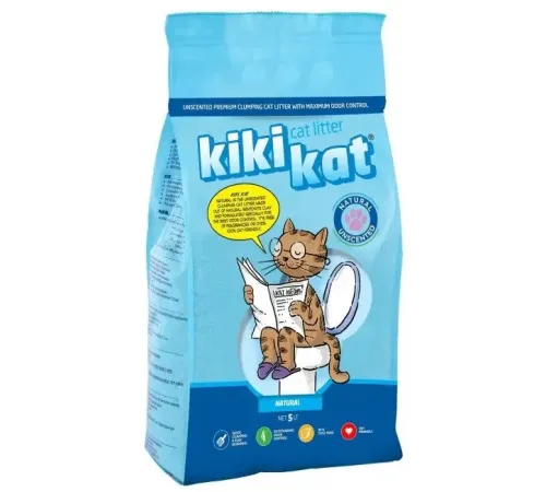 KiKiKat Наполнитель Натуральный, 5 л