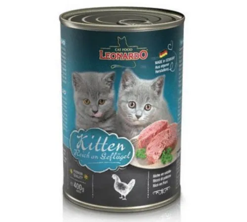 Leonardo Kitten (Poultry) 400 г