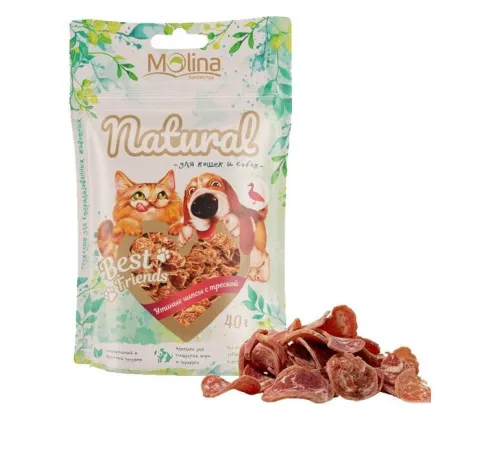 Molina Утиные чипсы с треской, 40 г