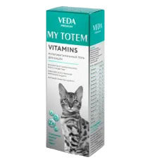 VEDA Мультивитаминный гель для кошек MY TOTEM VITAMINS, 75 мл