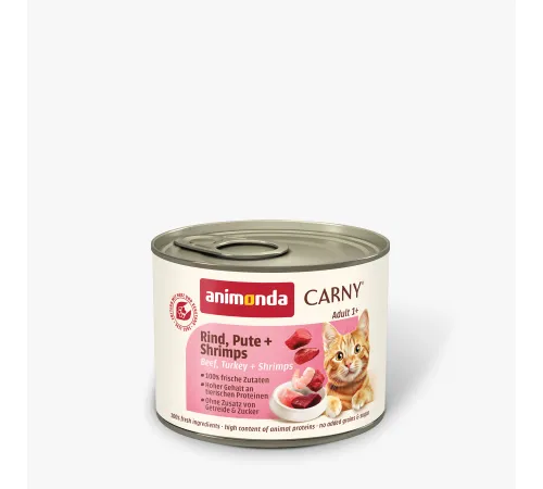 Carny Adult (с говядиной, индейкой и креветками) 200 г