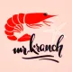Mr.Kranch Миска Креветочка розовая, 200 мл