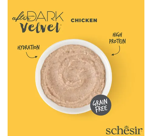 Schesir After Dark Velvet Mousse (Курица), 80 г