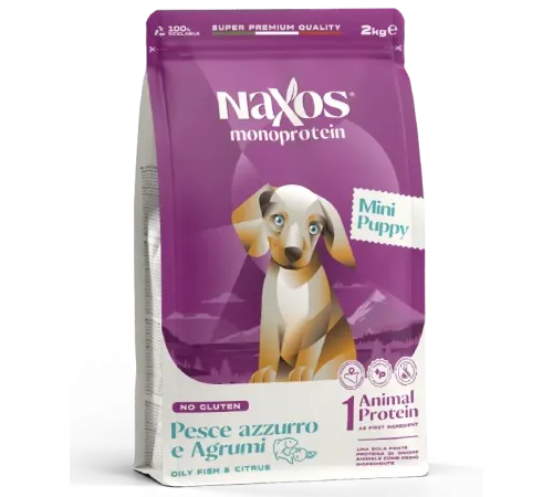 Naxos Puppy Mini (Рыба, цитрусы), 500 г