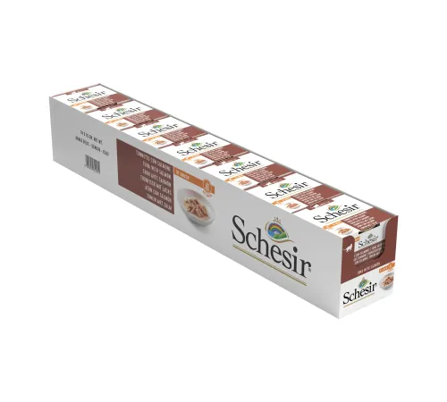 Schesir Tuna Salmon (Тунец, лосось в соусе), 70 г
