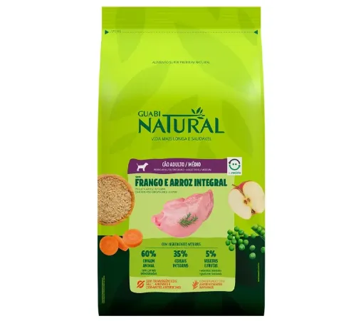 Guabi Natural Dog Adult Medium (Цыпленок, рис), 20 кг