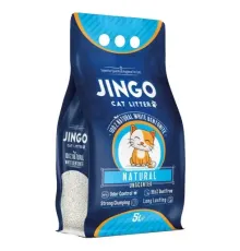 JINGO Наполнитель бентонитовый Natural, 5 л