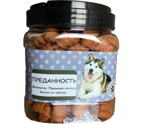 O'dog Преданность - Бантик из курицы, 750 г