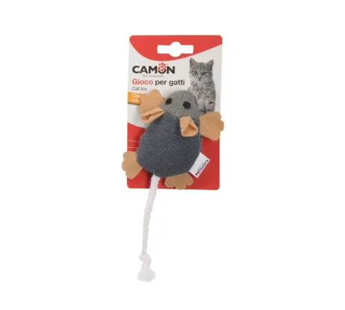 CAMON Мышь маленькая из джинса с кошачьей мятой, 8 х 5 см