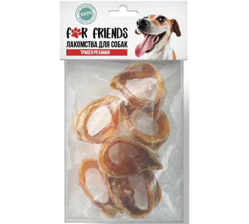 For Friends Лакомство для собак Трахея резаная, 20 г