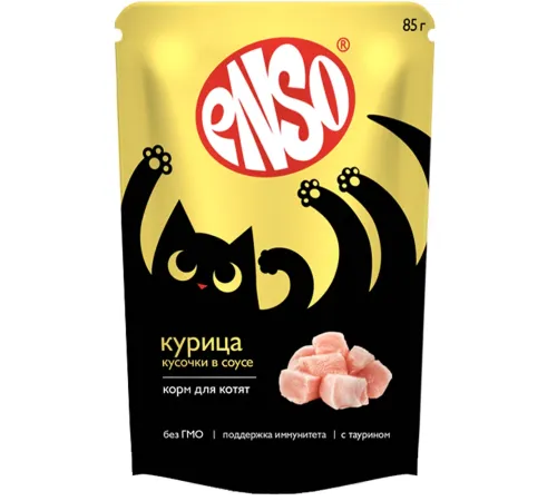 ENSO Пауч для котят (Курица в соусе), 85 г