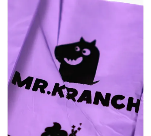 Mr.Kranch Компостные пакеты для выгула собак, 4 рулона по 15 пакетов