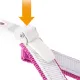 Ferplast Шлея AGILA DUAL 2, белая/сиреневая, 37-45см/2см