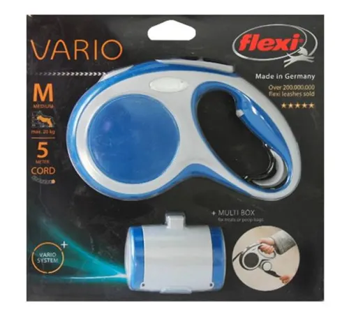 Комплект Рулетка Flexi Vario M трос 5 м + Multi Box синий