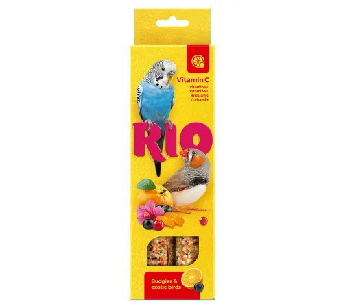 RIO Sticks для волнистых попугайчиков и экзотов (Витамин С), 40 г х 2 шт