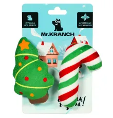 Mr.Kranch Ёлочка и леденец плюшевая с кошачьей мятой, 9 см