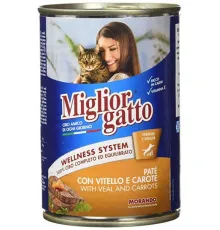 Miglior Classic Line Patè Veal and Carrots cat 400 г