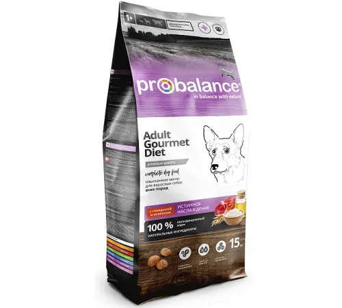 ProBalance Dog Gourmet Diet Beef & Lamb 15 кг