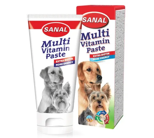 Sanal Мультивитаминная паста для собак, 100 г