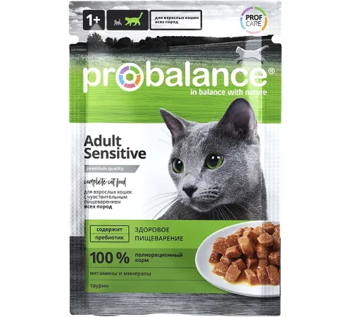 ProBalance Консервированный корм Sensitive Cat, 85 г