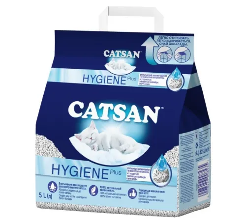Catsan Наполнитель Hygiene plus 5 л